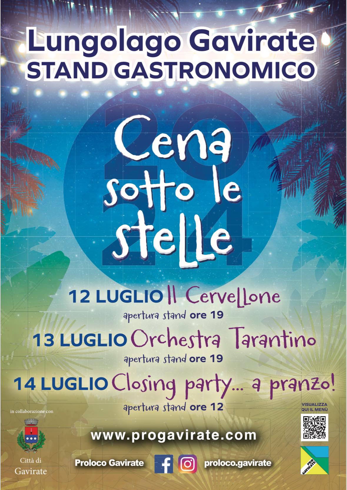 cena sotto le stelle